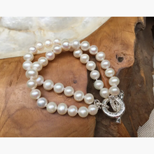 “Classic” Double Strand Bracelet 9-10 mm