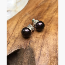 “Classic” Black Pearl Studs 10mm