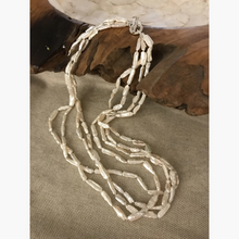 4 Strand Stick Pearl Necklace – 30″