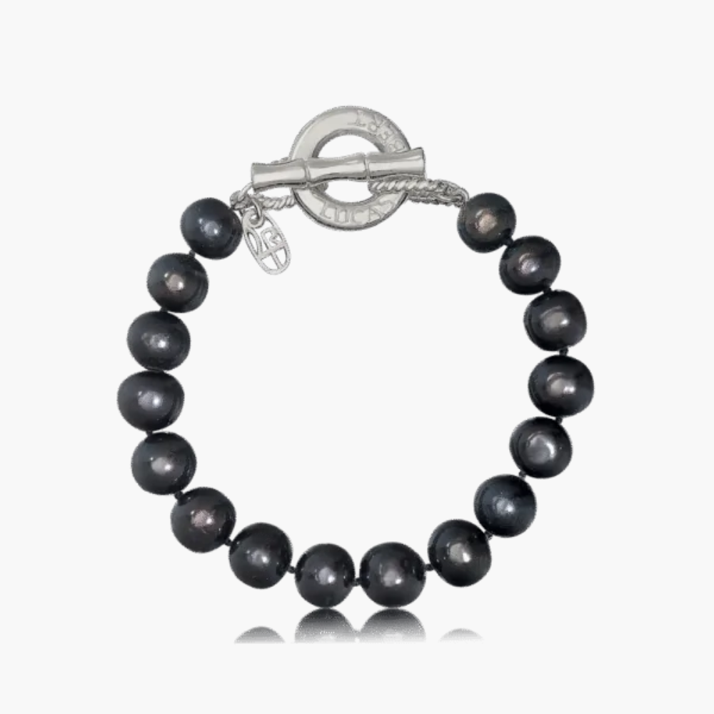 “Classic” Black Pearl Bracelet 9 mm