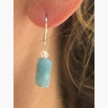 Aquamarine Earring – French Clip