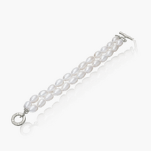 Oval Pearl Bracelet – Double strand