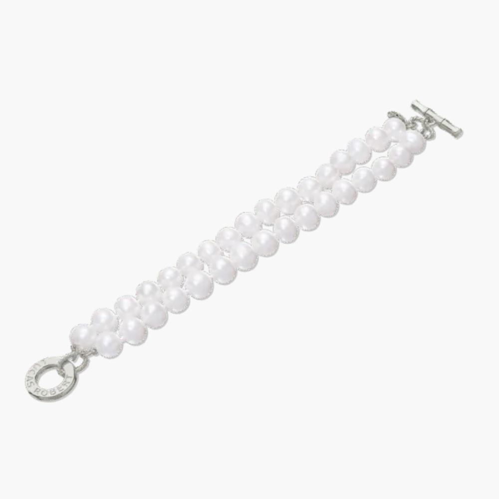 “Classic” Double Strand Bracelet 9-10 mm