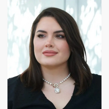 “Queen” Silver Pendant with Clear Quartz stone