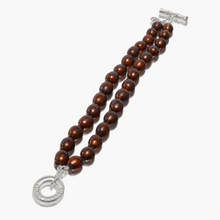 Double Strand “Semi-Sweet Chocolate” Pearl Bracelet