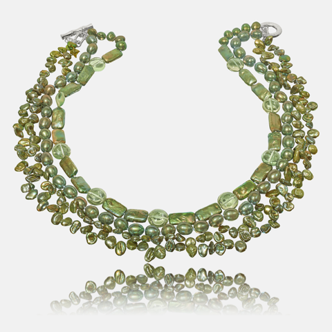 Olive and Oil Necklace